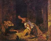 Eugene Delacroix The Prisoner of Chillon oil on canvas